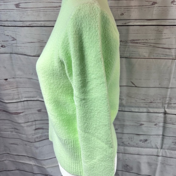Zara NWOT Soft Green High Mock Neck Sweater - XL - Picture 2 of 7